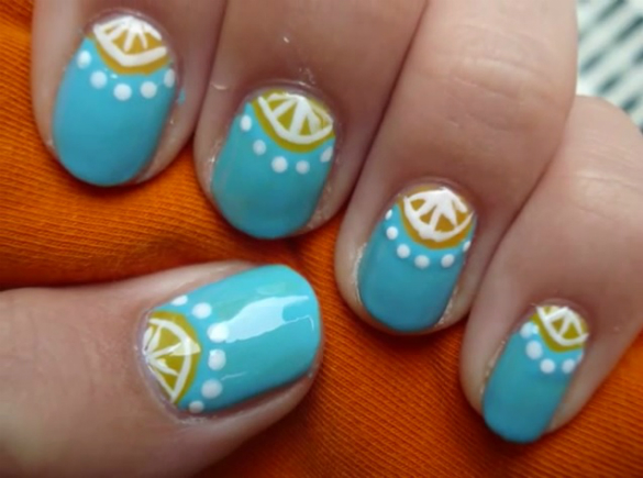 4. Quick and Easy Summer Nail Art - wide 8