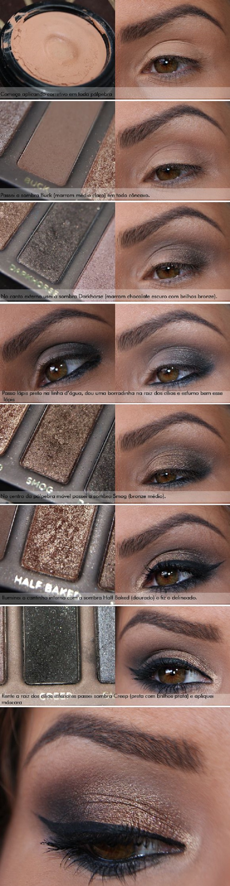 Brown Eyeshadow Tutorials For A More Seductive Look Women Daily