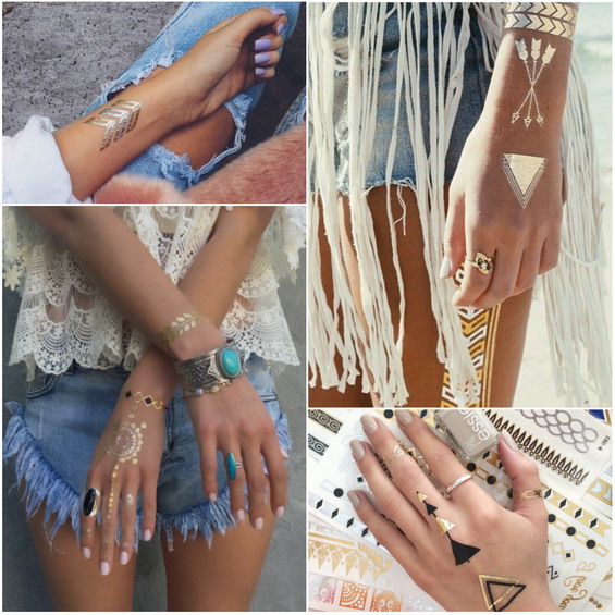 Hot-Summer-Trend-Temporary-Metallic-Tattoos-12