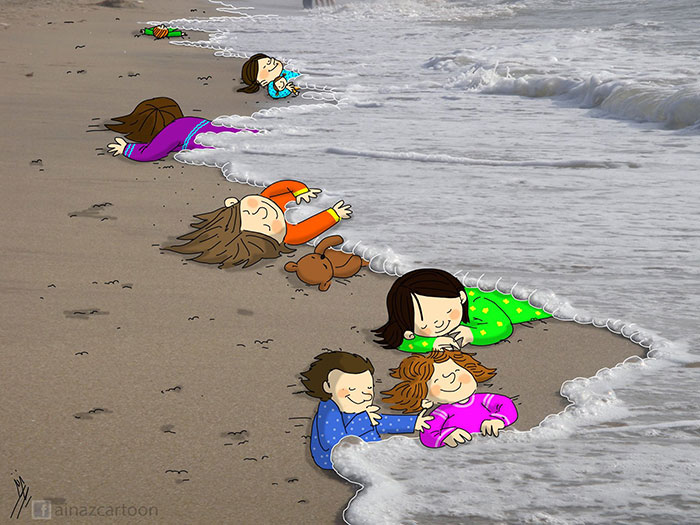 syrian-boy-drowned-mediterranean-tragedy-artists-respond-aylan-kurdi-2__700