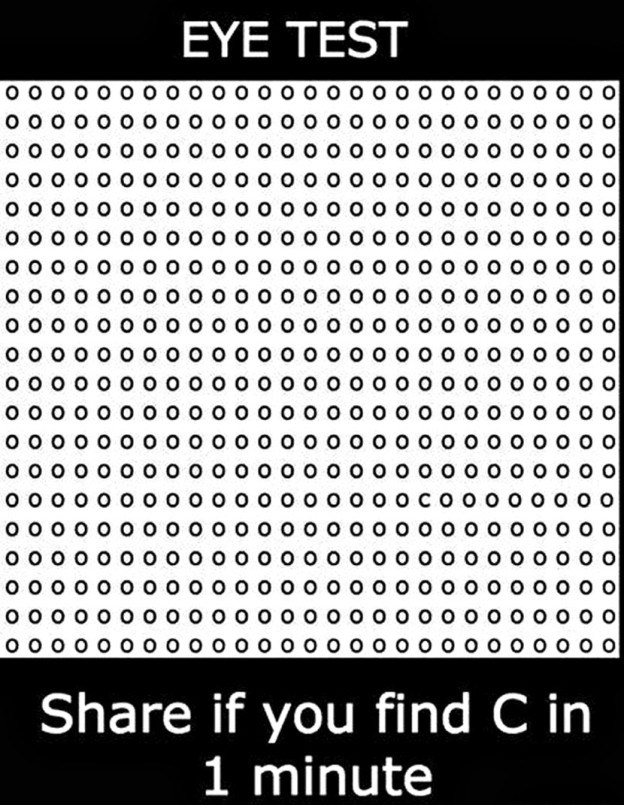 Is Your Sight Good? Check Your Eye Vision With This Incredible Test ...