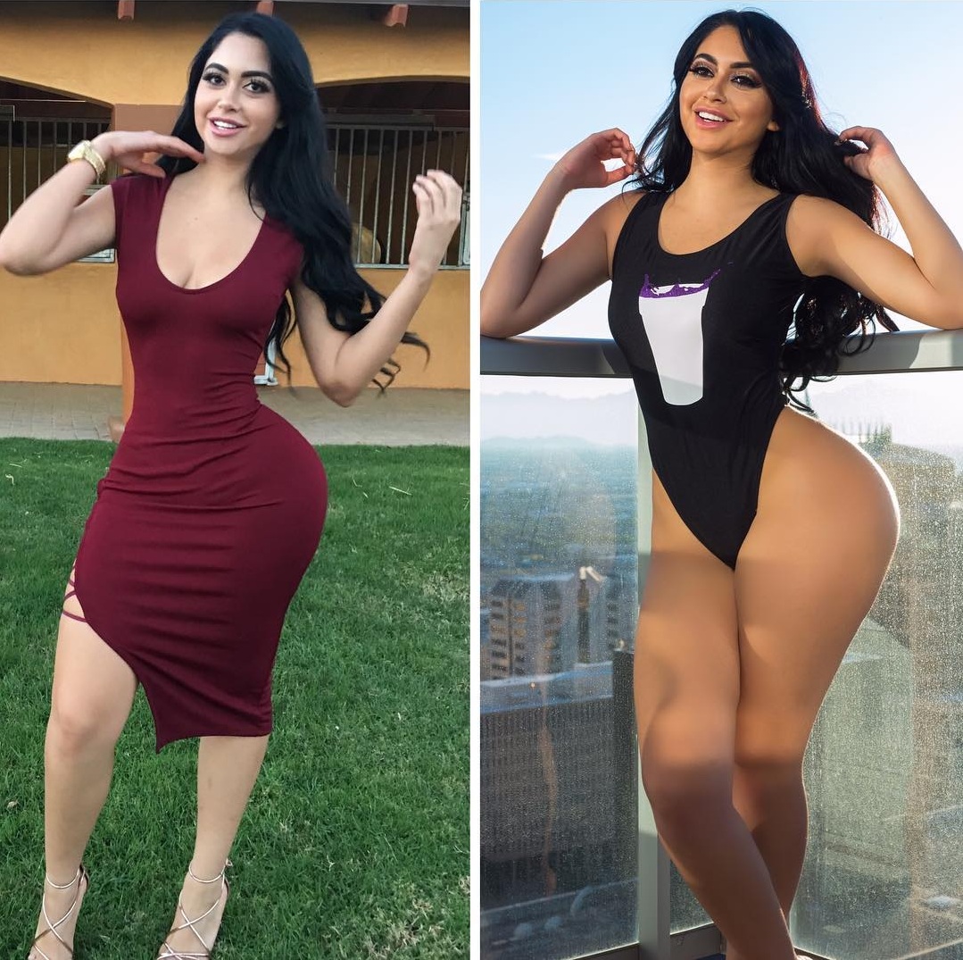 Девушки с тонкой талией и большими попами