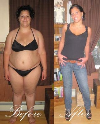 before and after pics of weight loss