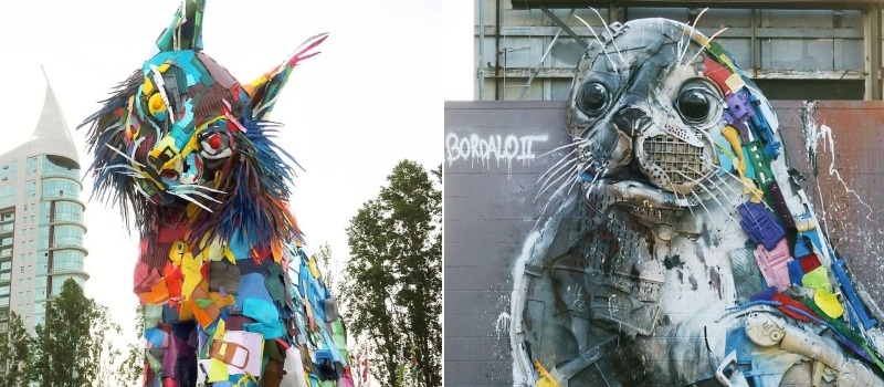 Artist Turns Garbage Into Animals to Raise Awareness About The ...