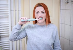 brushing your teeth