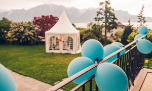 outdoor birthday party